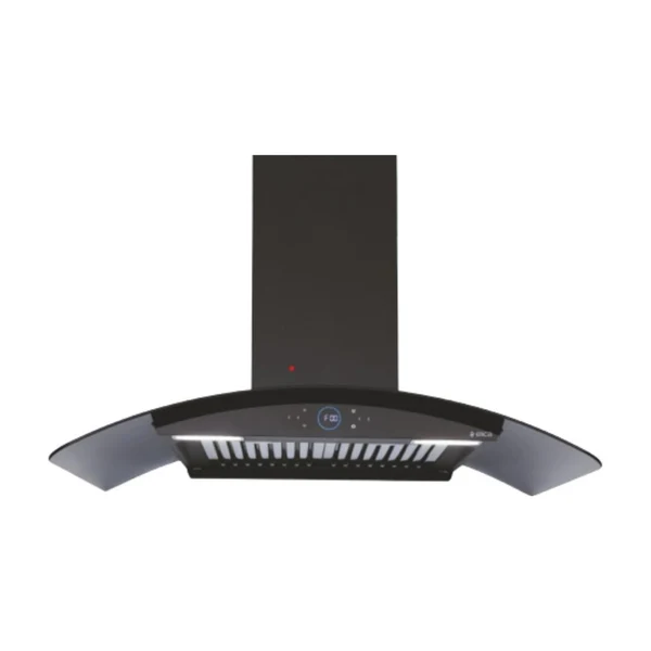 Elica 90 cm Wall Mounted Chimney / 2500RPM / Ismart Series ISMART GLACE HAC BF LTW 90 NERO / 15 YEARS WARRANTY