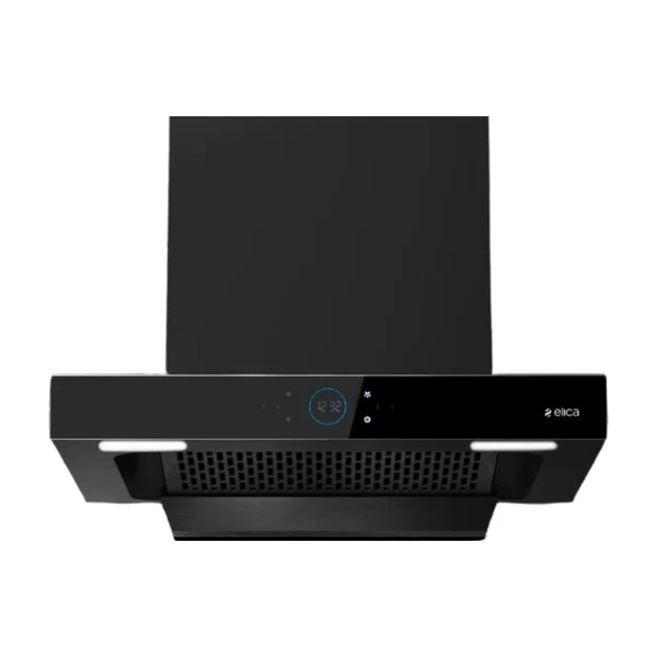 Elica 60 cm Wall Mounted Chimney Ismart Series/ 2300RPM/ ISMART SPOT FL HAC 60 LTW NERO/ 15 Years warranty