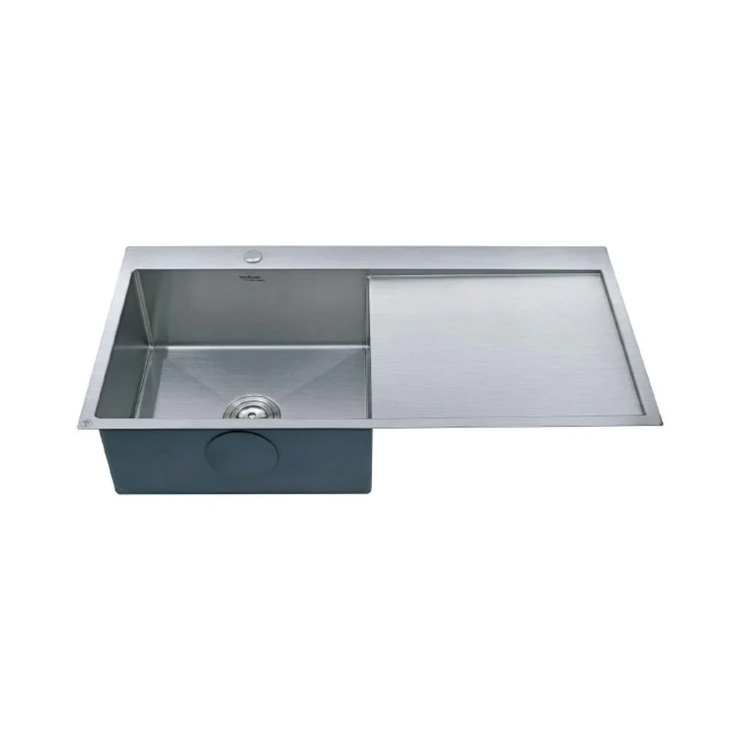 Hindware Stainless Steel Sink Designer Series MARINO HM PLUS ( 40 x 20 inches ) - Satin