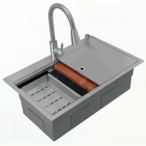 Sincore Stainless Steel Sink Hand Crafted Series SATELLITE ( 29.5 x 19 inches ) - Matt