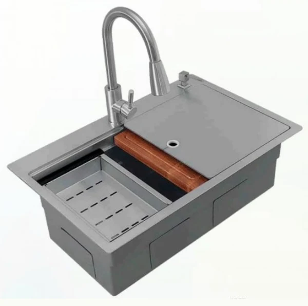 Sincore Stainless Steel Sink Hand Crafted Series SATELLITE ( 29.5 x 19 inches ) - Matt