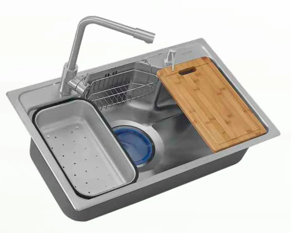 Sincore Stainless Steel Sink Hand Crafted Series SIERRA ( 30.5 x 19 inches ) - Matt - Image 3