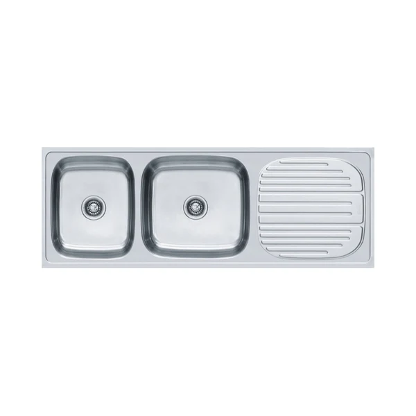 Franke Stainless Steel Sink Premium Series 621 CX OMNI ( 55 x 20 inches ) - Satin