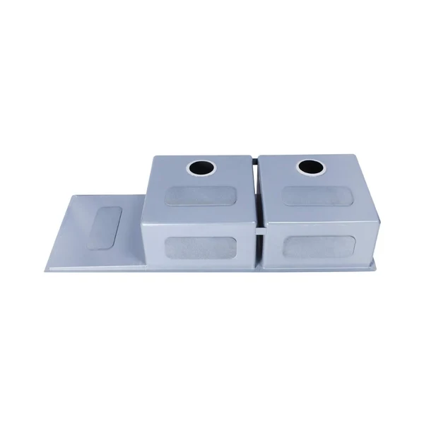 Franke Stainless Steel Sink Box Series BOX BXX 221 121 116 ( 46 x 18 inches ) - Satin - Image 4