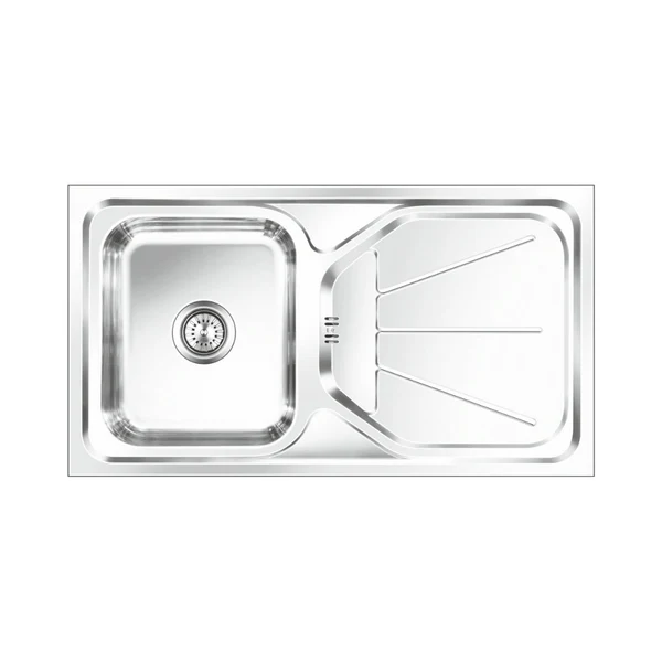 Nirali Stainless Steel Sink D'Signo Range ELEGANCE UNIQUE SMALL ( 36 x 20 inches ) - Anti-Scratch - Image 2