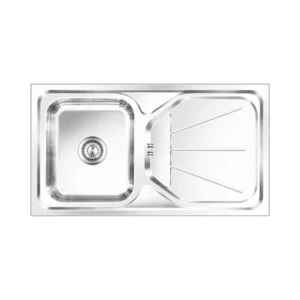 Nirali Stainless Steel Sink D'Signo Range ELEGANCE UNIQUE SMALL ( 36 x 20 inches ) - Anti-Scratch