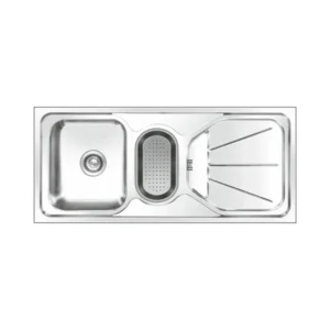 Nirali Stainless Steel Sink D'Signo Range FABULOUS SMALL ( 41 x 20 inches ) - Glossy