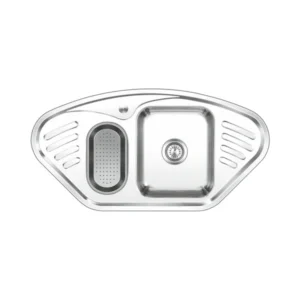 Nirali Stainless Steel Sink D'Signo Range MONARCH ( 41 x 21 inches ) - Glossy