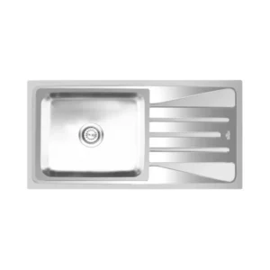 Nirali Stainless Steel Sink Orbis Range OLIVIA BIG ( 41 x 20 inches ) - Glossy