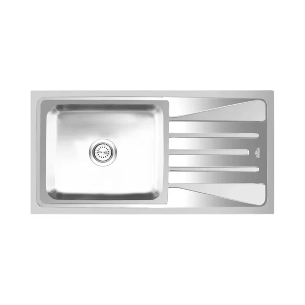 Nirali Stainless Steel Sink Orbis Range OLIVIA BIG ( 41 x 20 inches ) - Satin - Image 4