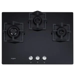 Whirlpool 70 cm 3 Burner Hob Intellicook Brass Series ELITE HDMC 703 BRASS