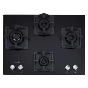 Whirlpool 70 cm 4 Burner Hob Intellicook Brass Series ELITE HDMC 704 BRASS
