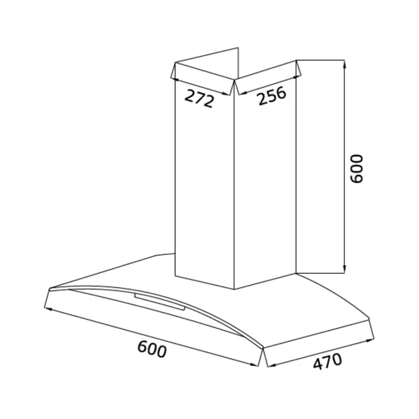 Whirlpool 60 cm Wall Mounted Chimney Zen Series ZEN BF 6W CGA BLDC BK HOOD - Image 5