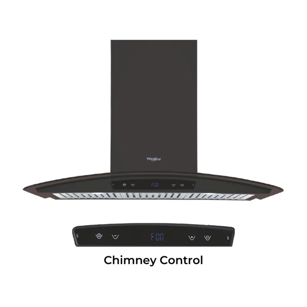 Whirlpool 90 cm Island Chimney Zen Series ZEN BF 9I CGA BLDC BK HOOD - Image 3