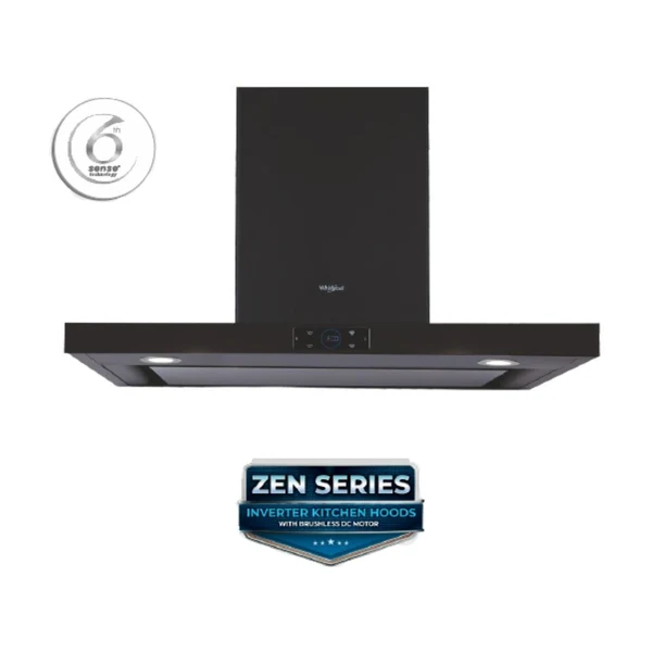Whirlpool 90 cm Island Chimney Zen Series ZEN TQT 9I TA BLDC BK HOOD - Image 2