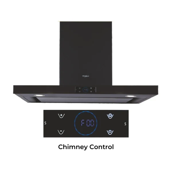 Whirlpool 90 cm Island Chimney Zen Series ZEN TQT 9I TA BLDC BK HOOD - Image 3